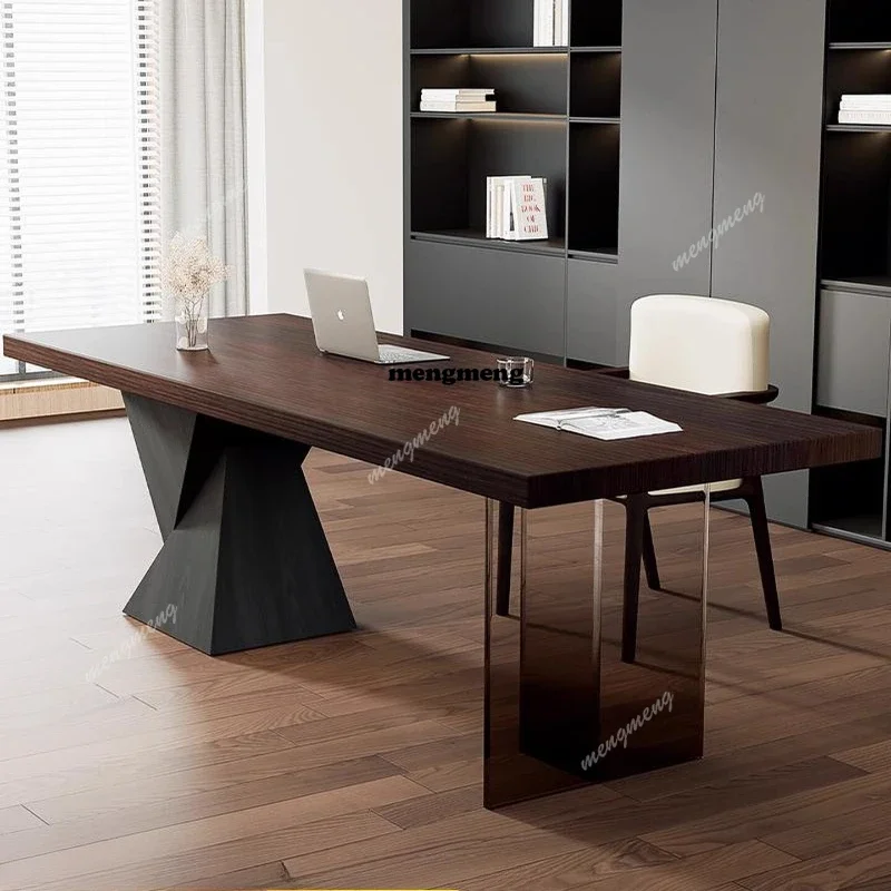 Hot sales Italian minimalist desk light luxury modern minimalist home study office acrylic solid wood computer desk
Hot sales Italian minimalist desk light luxury modern minimalist home study office acrylic solid wood computer desk