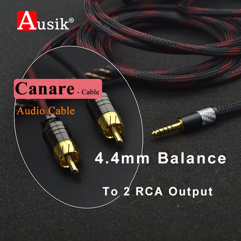 A087 HIFI 4.4mm to 2 RCA Stereo Audio Cable / Canare cable for Mp3 DAC AMP / DIY 0.5M - 5M
A087 HIFI 4.4mm to 2 RCA Stereo Audio Cable / Canare cable for Mp3 DAC AMP / DIY 0.5M - 5M