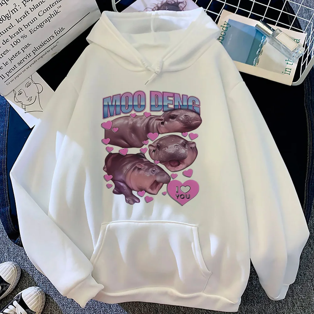 Moo Deng hoodie elegant kawaii funny clothes for teens printed design Japanese women pullover funny designer printed design
Moo Deng hoodie elegant kawaii funny clothes for teens printed design Japanese women pullover funny designer printed design