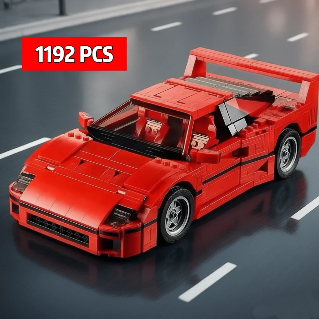 Классический гоночный автомобиль 10248 F40, совместимый с MOC-49743, спортивная машина, 1192 детали, конструктор, модель для сборки, подарок для детей, сделай сам
Классический гоночный автомобиль 10248 F40, совместимый с MOC-49743, спортивная машина, 1192 детали, конструктор, модель для сборки, подарок для детей, сделай сам