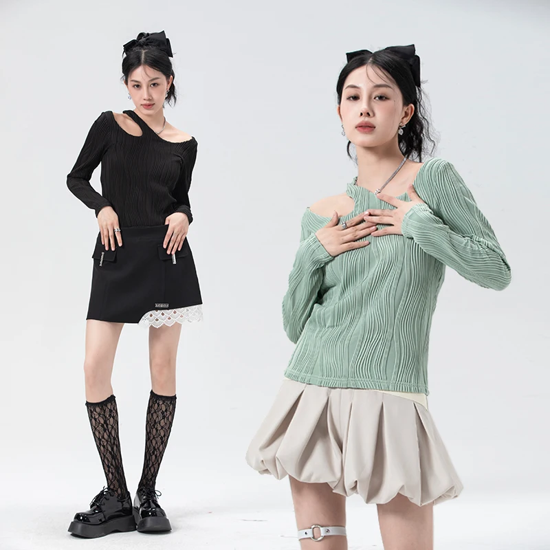 WYN Online Exclusive Design Women's Asymmetric Long Sve Base irt Autumn Winter New Texture Inner Wear Simple Commute Sle
WYN Online Exclusive Design Women's Asymmetric Long Sve Base irt Autumn Winter New Texture Inner Wear Simple Commute Sle