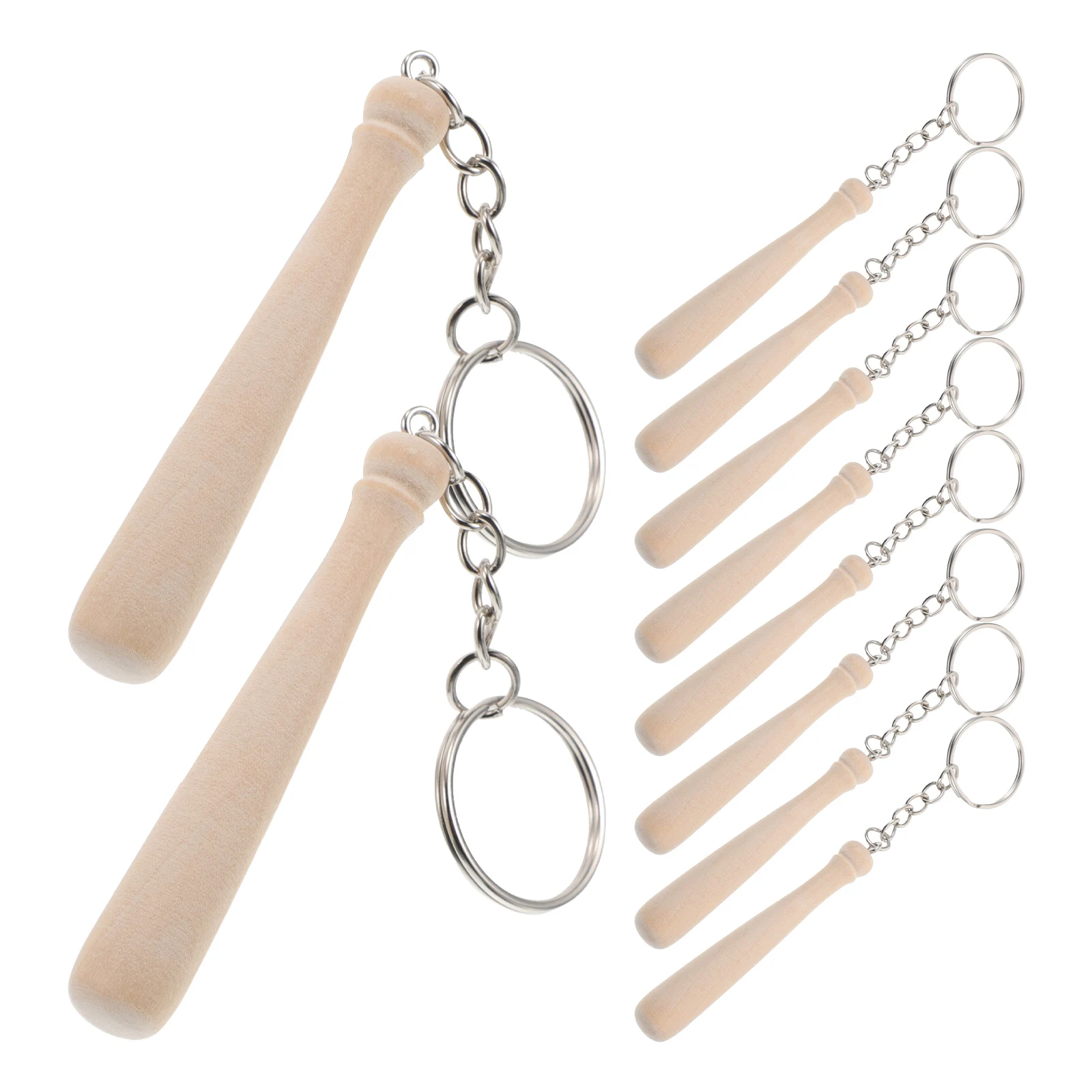 10 Pcs Baseball Stick Keychains Wood Charms for Women Car Accessories Party Supplies Lightweight Durable Gifts
10 Pcs Baseball Stick Keychains Wood Charms for Women Car Accessories Party Supplies Lightweight Durable Gifts