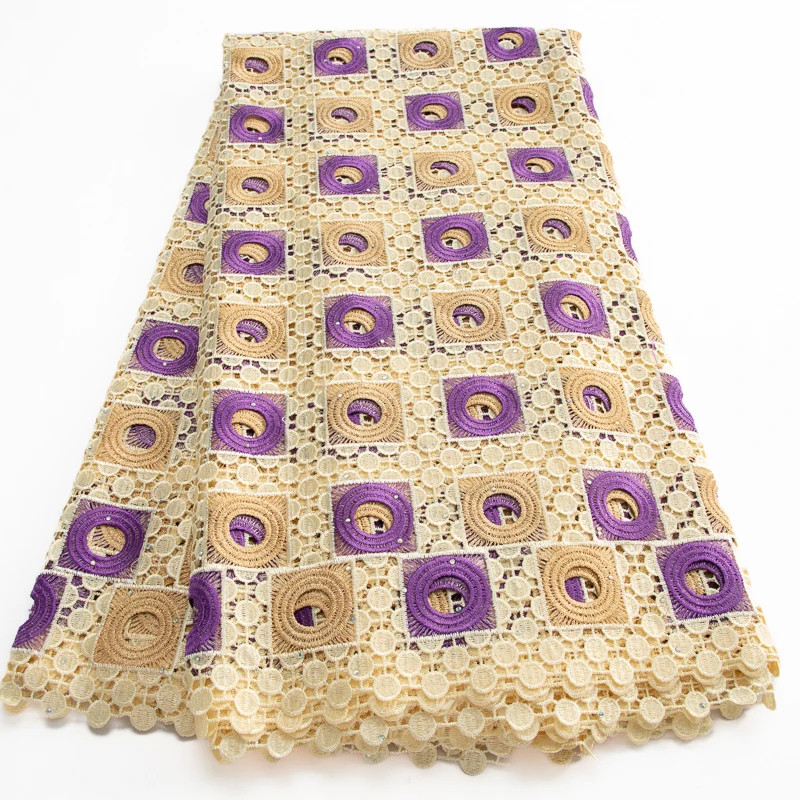 Latest Nigerian Cord Lace Fabric 2023 Guipure With Stone African Lace Fabric Water Soluble African Wedding Dress for Women A3561
Latest Nigerian Cord Lace Fabric 2023 Guipure With Stone African Lace Fabric Water Soluble African Wedding Dress for Women A3561