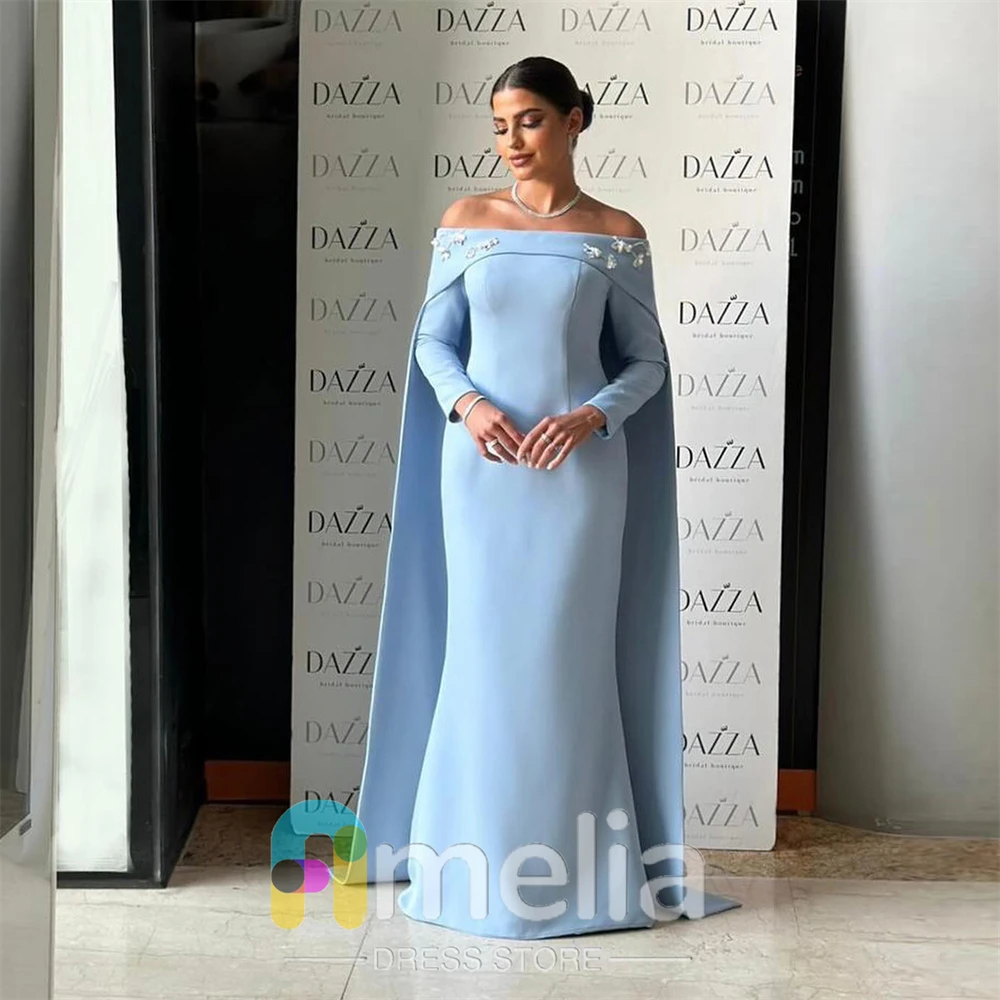 Amelia Elegant Party dresses Woman Off The Shoulder Crepe Evening Prom Dresses for Special Occasions Formal Gowns For Dubai 2024
Amelia Elegant Party dresses Woman Off The Shoulder Crepe Evening Prom Dresses for Special Occasions Formal Gowns For Dubai 2024