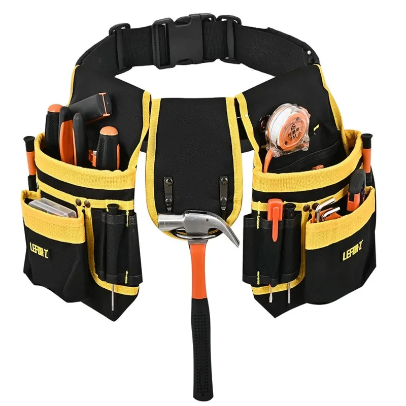 Cloth Tool Waist Bag Screwdriver Wrench Hammer Hardware Storage Electrician Professional Repair Tools Kit
Cloth Tool Waist Bag Screwdriver Wrench Hammer Hardware Storage Electrician Professional Repair Tools Kit