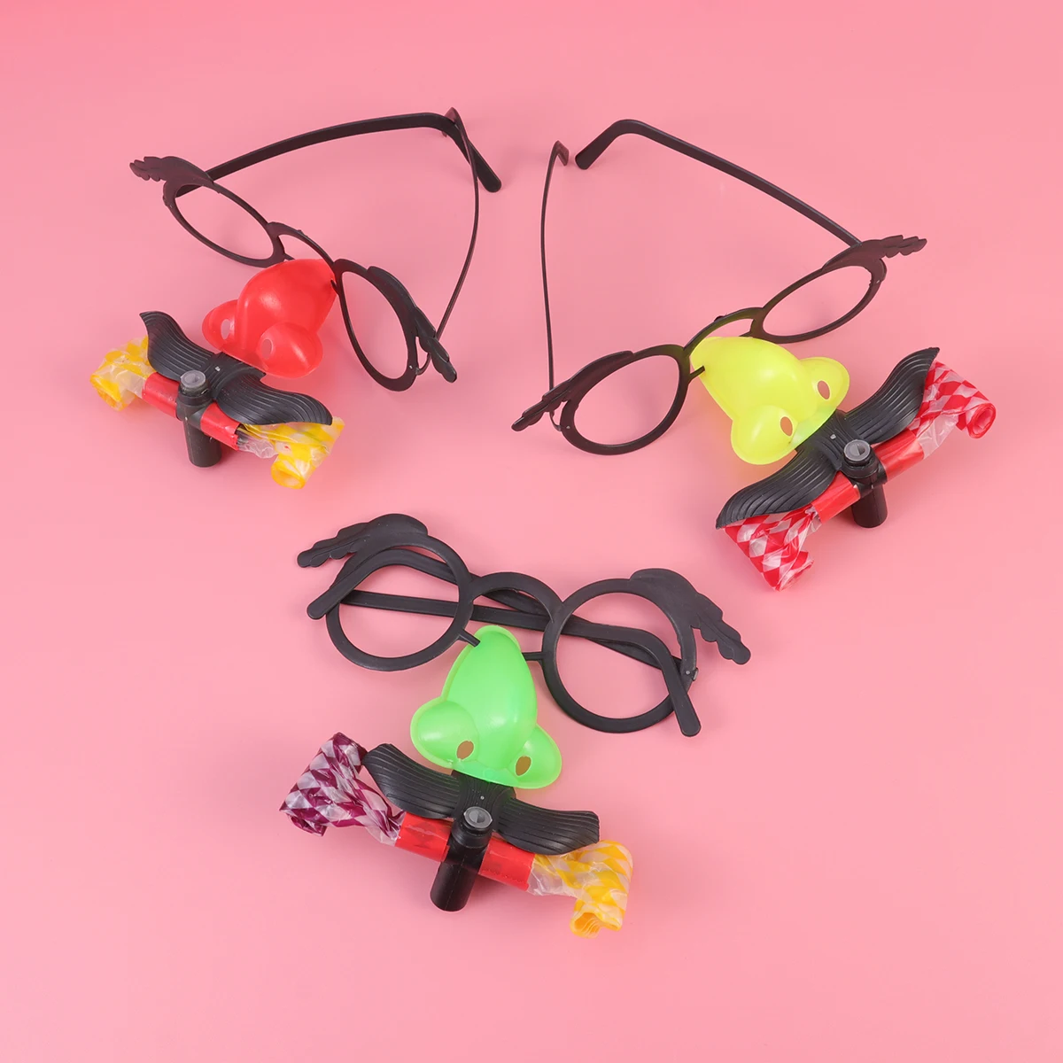 10Pcs Cartoon Big Nose Glasses Blowing Dragon Whistles Funny Party Cheer Blowout Accessories for Halloween Christmas Birthday
10Pcs Cartoon Big Nose Glasses Blowing Dragon Whistles Funny Party Cheer Blowout Accessories for Halloween Christmas Birthday