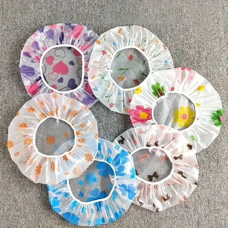 Set of 4 Adjustable Printed Shower Caps, Waterproof and Reusable with Elastic Band for Womens Spa Salon Sleeping hair protection
Set of 4 Adjustable Printed Shower Caps, Waterproof and Reusable with Elastic Band for Womens Spa Salon Sleeping hair protection