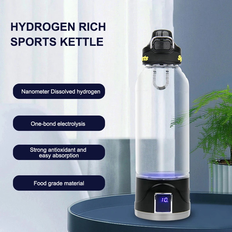 Max 1600ppb Bluevida Hydrogens Water Bottle Generator Anti-Aging 2000mAh Large Capacitys Long Working Times Portable for Sports
Max 1600ppb Bluevida Hydrogens Water Bottle Generator Anti-Aging 2000mAh Large Capacitys Long Working Times Portable for Sports