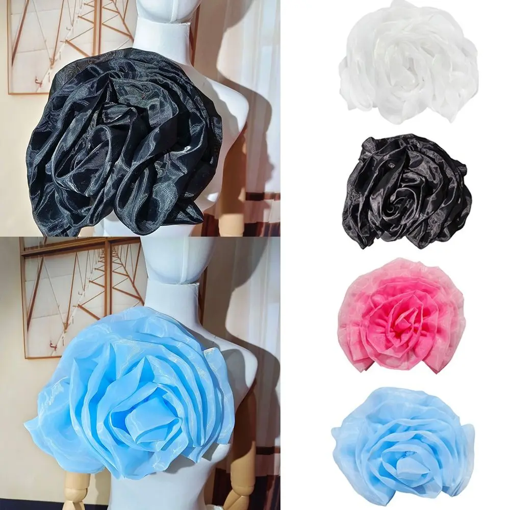 Fashion Handmade Rose Flower Patch Brooch Accessories Clothing Dress Neck Decoration 3D Flower Corsage DIY Organza Chest Flower
Fashion Handmade Rose Flower Patch Brooch Accessories Clothing Dress Neck Decoration 3D Flower Corsage DIY Organza Chest Flower