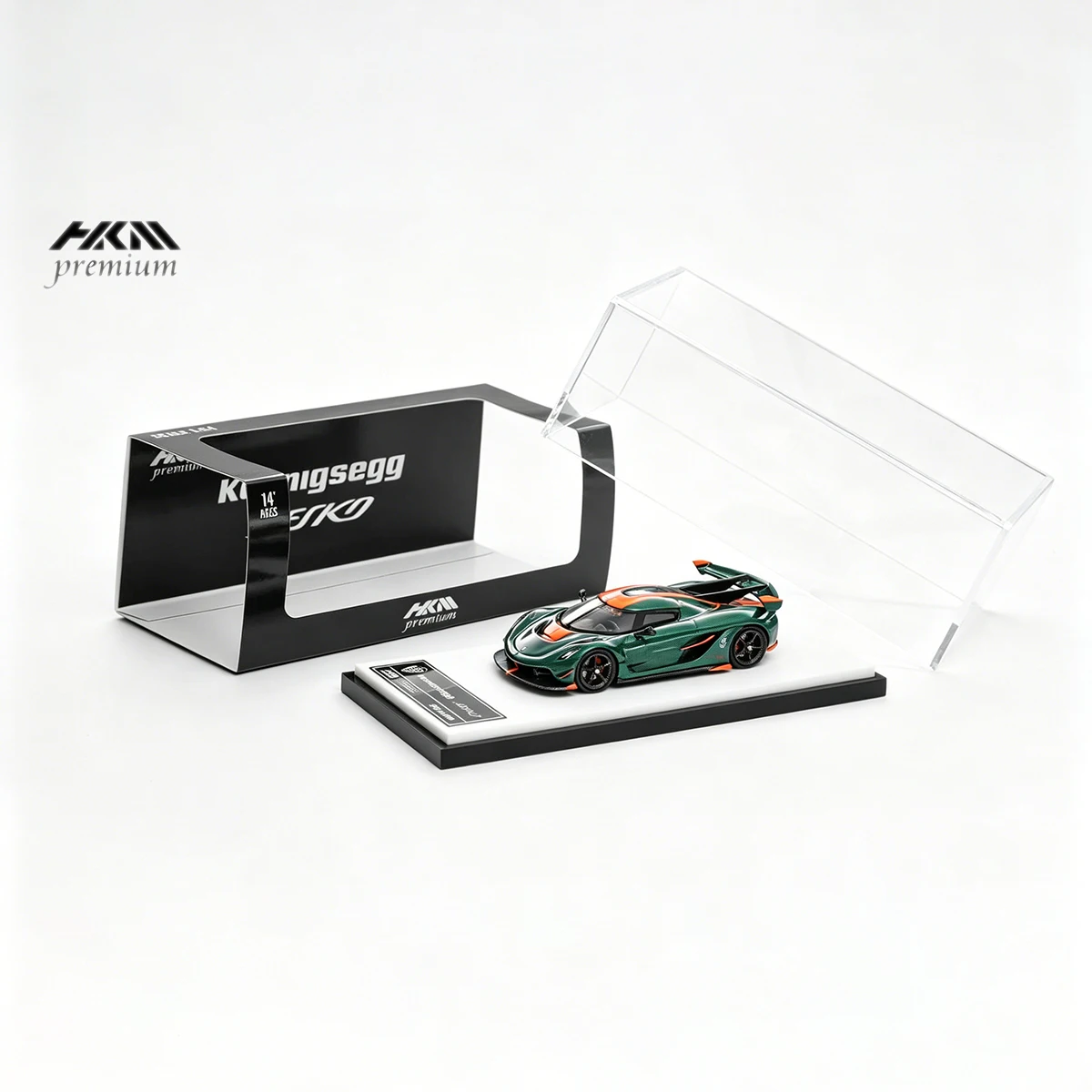 HKM Premium 1:64 Koenigsegg Jesko Green Full Carbon With Orange Accent Strip Diecast Model Car In Stock
HKM Premium 1:64 Koenigsegg Jesko Green Full Carbon With Orange Accent Strip Diecast Model Car In Stock