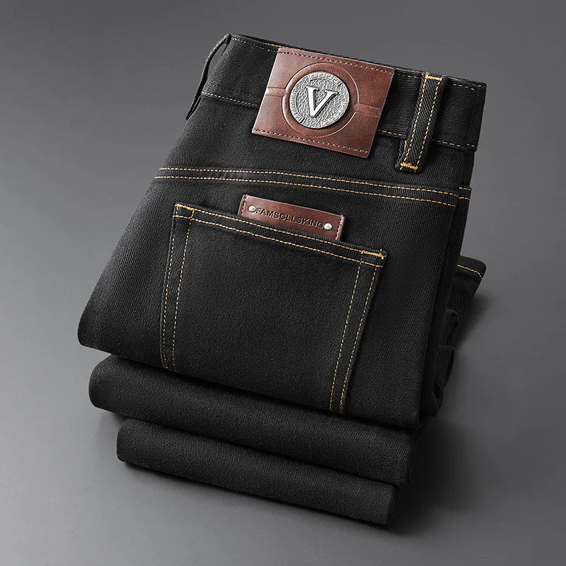 Men's high-end primary color jeans 2024 autumn and winter luxury fashion all-matching casual slim stretch denim trousers
Men's high-end primary color jeans 2024 autumn and winter luxury fashion all-matching casual slim stretch denim trousers
