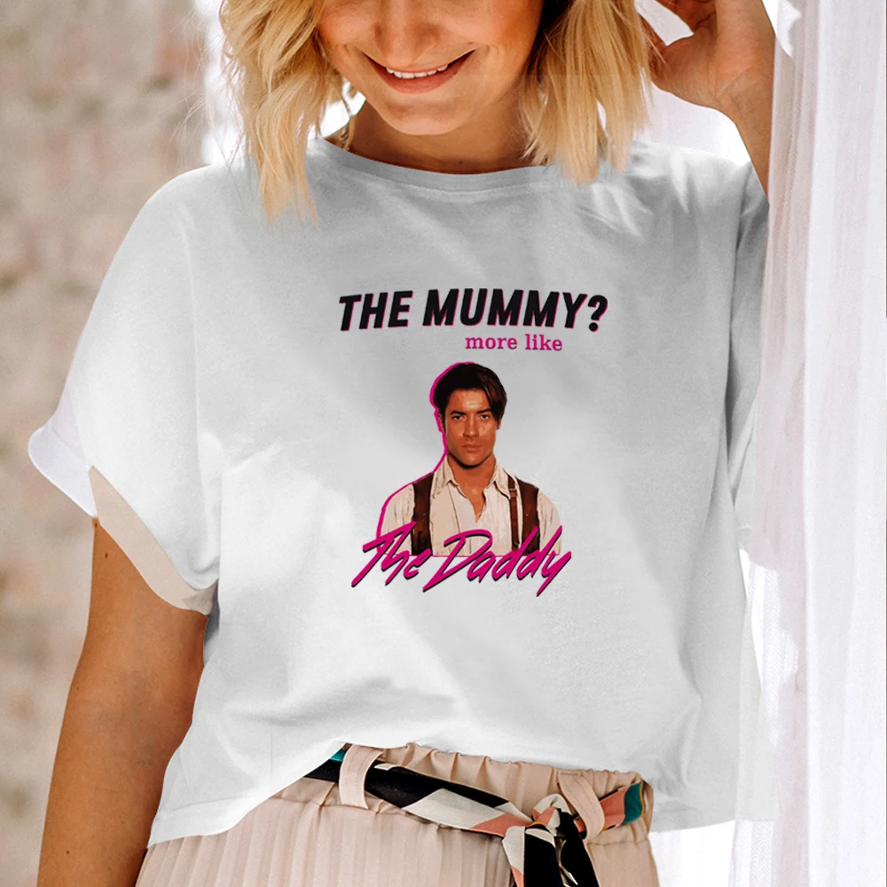 The Mummy More Like The Daddy Brendan Fraser Unisex Crew Neck Casual Top Movie Inspired Retro Short Sleeve Rick O'Connell Shirt
The Mummy More Like The Daddy Brendan Fraser Unisex Crew Neck Casual Top Movie Inspired Retro Short Sleeve Rick O'Connell Shirt