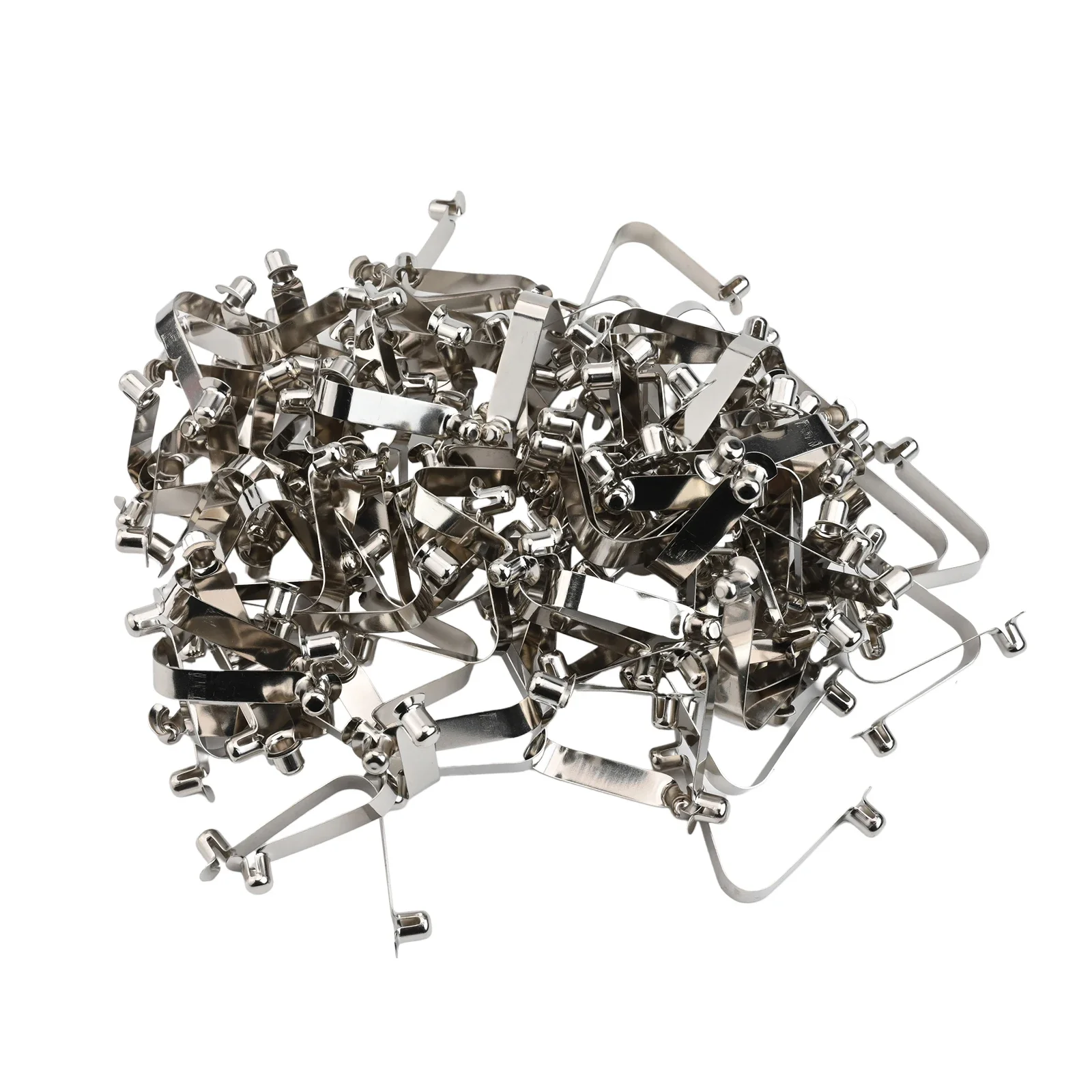 8mm Spring Clip Color Silver Push Clip Fixed Top Bead Manganese Steel No Burrs Quickly Snap Strong And Flexible
8mm Spring Clip Color Silver Push Clip Fixed Top Bead Manganese Steel No Burrs Quickly Snap Strong And Flexible