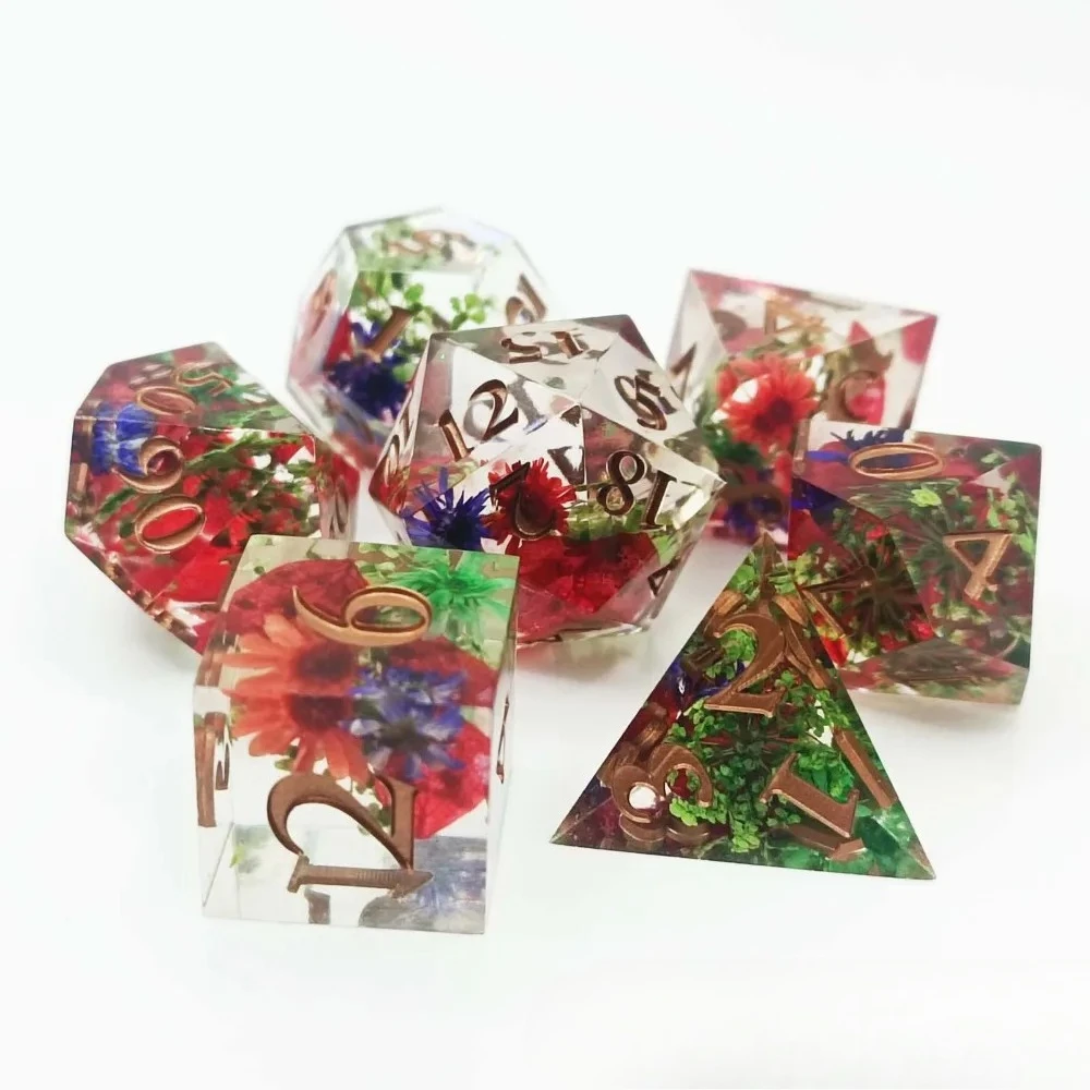 7PCS/set Resin Dices Set Multi-shape Sharp Polyhedron Suitable for Role-Playing RPG Board Game Card Game Dice Prop
7PCS/set Resin Dices Set Multi-shape Sharp Polyhedron Suitable for Role-Playing RPG Board Game Card Game Dice Prop