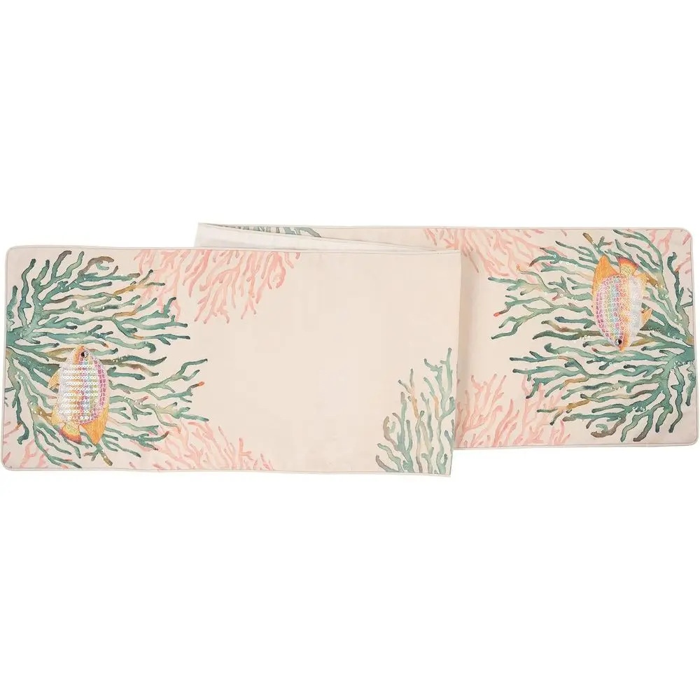 13 x 72 Nautical Polyester Coral Table Runner for Everyday Dining and Sea-Inspired Events
13 x 72 Nautical Polyester Coral Table Runner for Everyday Dining and Sea-Inspired Events