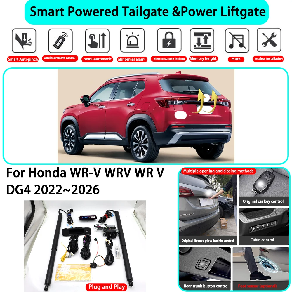 for Honda WR-V WRV WR V DG4 2022~2026 OEM Smart Automatic Powered Tailgate Electric Power Tailgate Lift Kit Key Close
for Honda WR-V WRV WR V DG4 2022~2026 OEM Smart Automatic Powered Tailgate Electric Power Tailgate Lift Kit Key Close