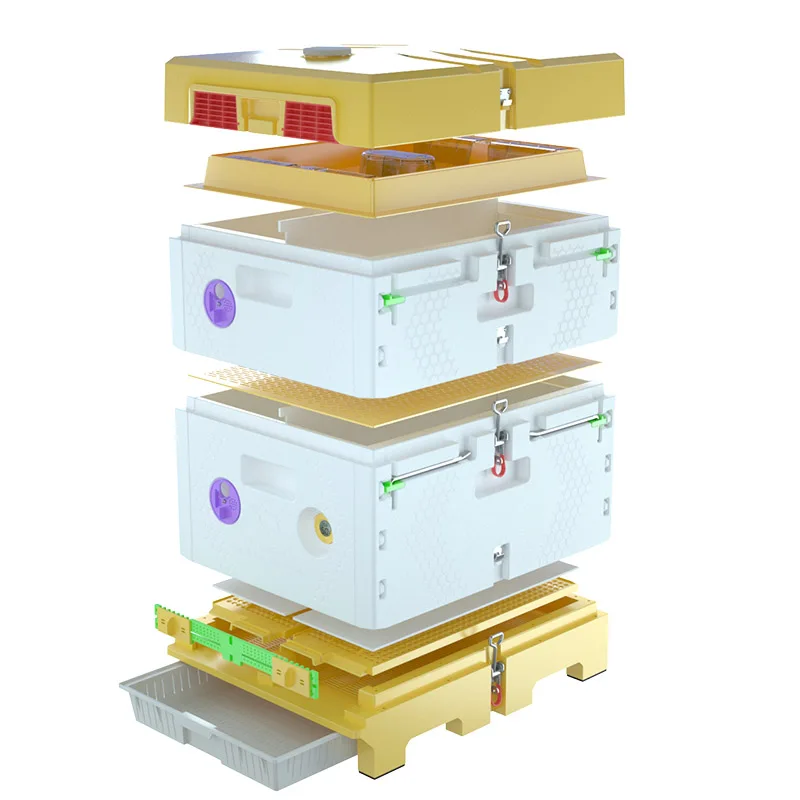 2 Layers 10 Frame Plastic Thermo Bee Hive Insulated Beehive Box Durable Beekeeper Tool Professional Beekeeping Supplies
2 Layers 10 Frame Plastic Thermo Bee Hive Insulated Beehive Box Durable Beekeeper Tool Professional Beekeeping Supplies