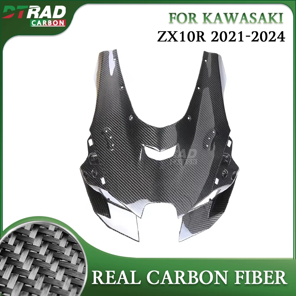 Lower Wind Resistance For KAWASAKI ZX10R ZX-10R 2021-2023 2024 ZX 10R Carbon Fiber Front Fairing Cowl Motorcycle Modified Parts
Lower Wind Resistance For KAWASAKI ZX10R ZX-10R 2021-2023 2024 ZX 10R Carbon Fiber Front Fairing Cowl Motorcycle Modified Parts