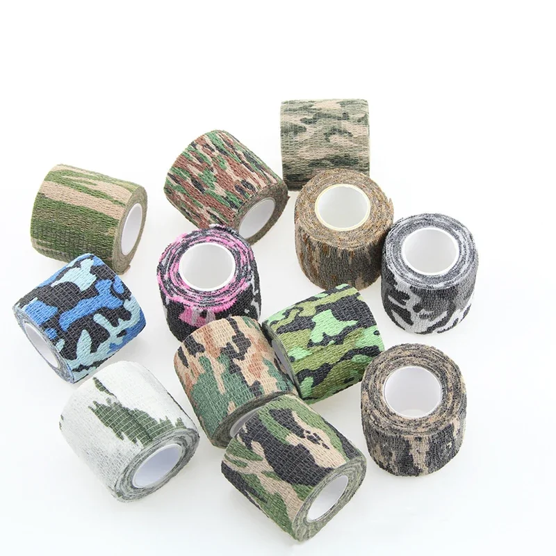 4.8m Camouflage Elastic Wrap Tape Hunt Disguise Elastoplast Self Adhesive Sports Protector Knee Finger Ankle Athletic Bandage
4.8m Camouflage Elastic Wrap Tape Hunt Disguise Elastoplast Self Adhesive Sports Protector Knee Finger Ankle Athletic Bandage