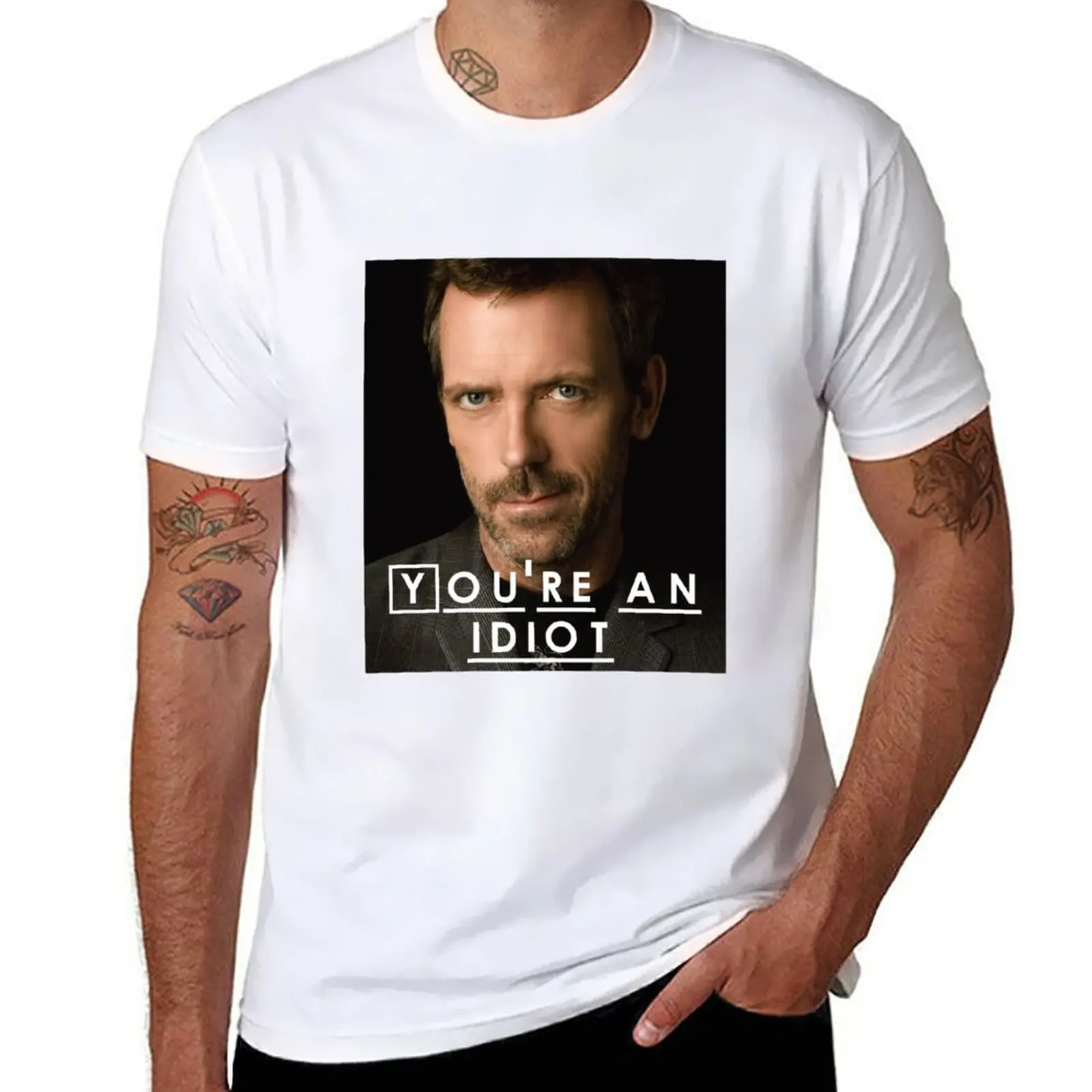 New You're an Idiot (Dr. House) T-Shirt plus size tops custom t shirt korean fashion T-shirt for a boy fitted t shirts for men
New You're an Idiot (Dr. House) T-Shirt plus size tops custom t shirt korean fashion T-shirt for a boy fitted t shirts for men