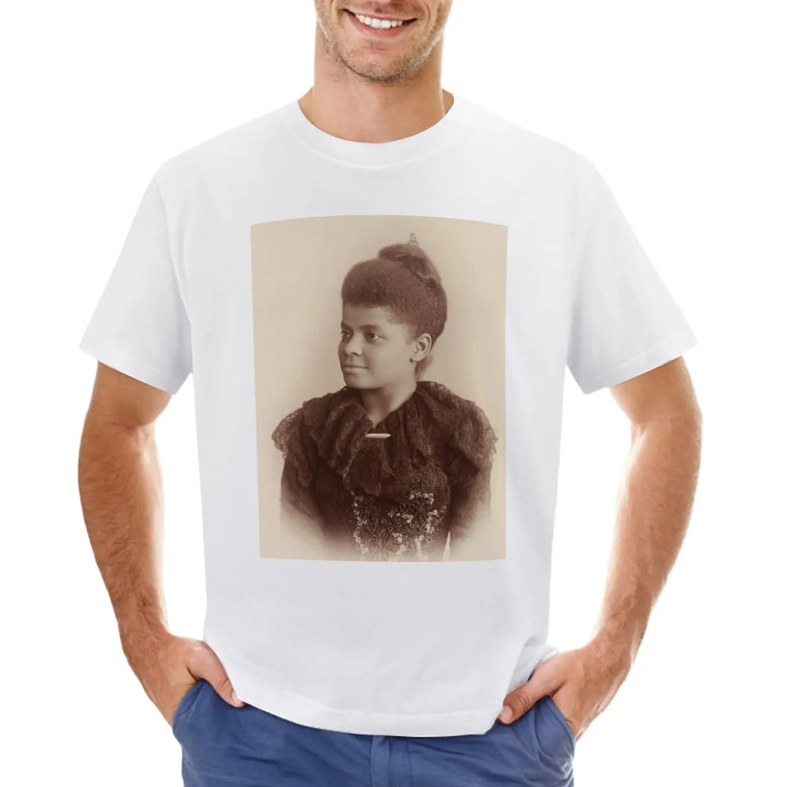 Potrait of Ida B. Wells by Mary Garrity (1893) T-Shirt cute tops Short sleeve tee Men's t shirts
Potrait of Ida B. Wells by Mary Garrity (1893) T-Shirt cute tops Short sleeve tee Men's t shirts