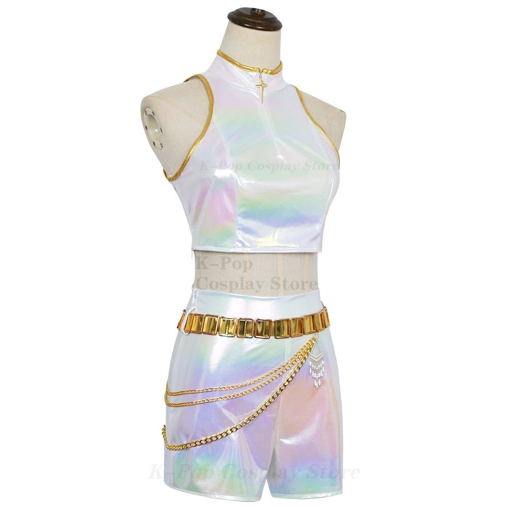 Adults Kids HUntrix kpop demon hunter Rumi Cosplay Laser Stage Uniforms Clothes Halloween Girl Idol Roleplay Outfit Costumes
Adults Kids HUntrix kpop demon hunter Rumi Cosplay Laser Stage Uniforms Clothes Halloween Girl Idol Roleplay Outfit Costumes