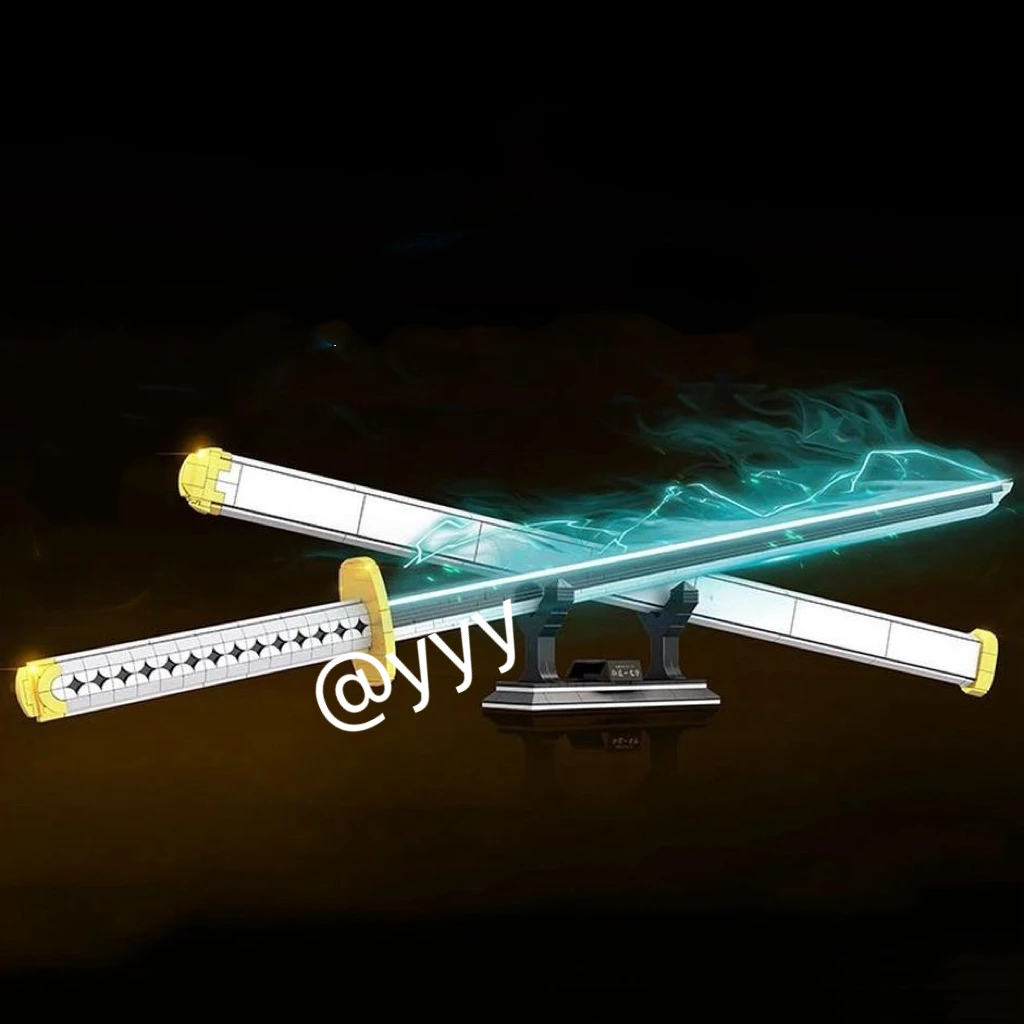 New/806PCS Luminous Katana Building Blocks, DIY Samurai Sword Model, STEM Educational Toy, Kids Boys Birthday Christmas Gift
New/806PCS Luminous Katana Building Blocks, DIY Samurai Sword Model, STEM Educational Toy, Kids Boys Birthday Christmas Gift