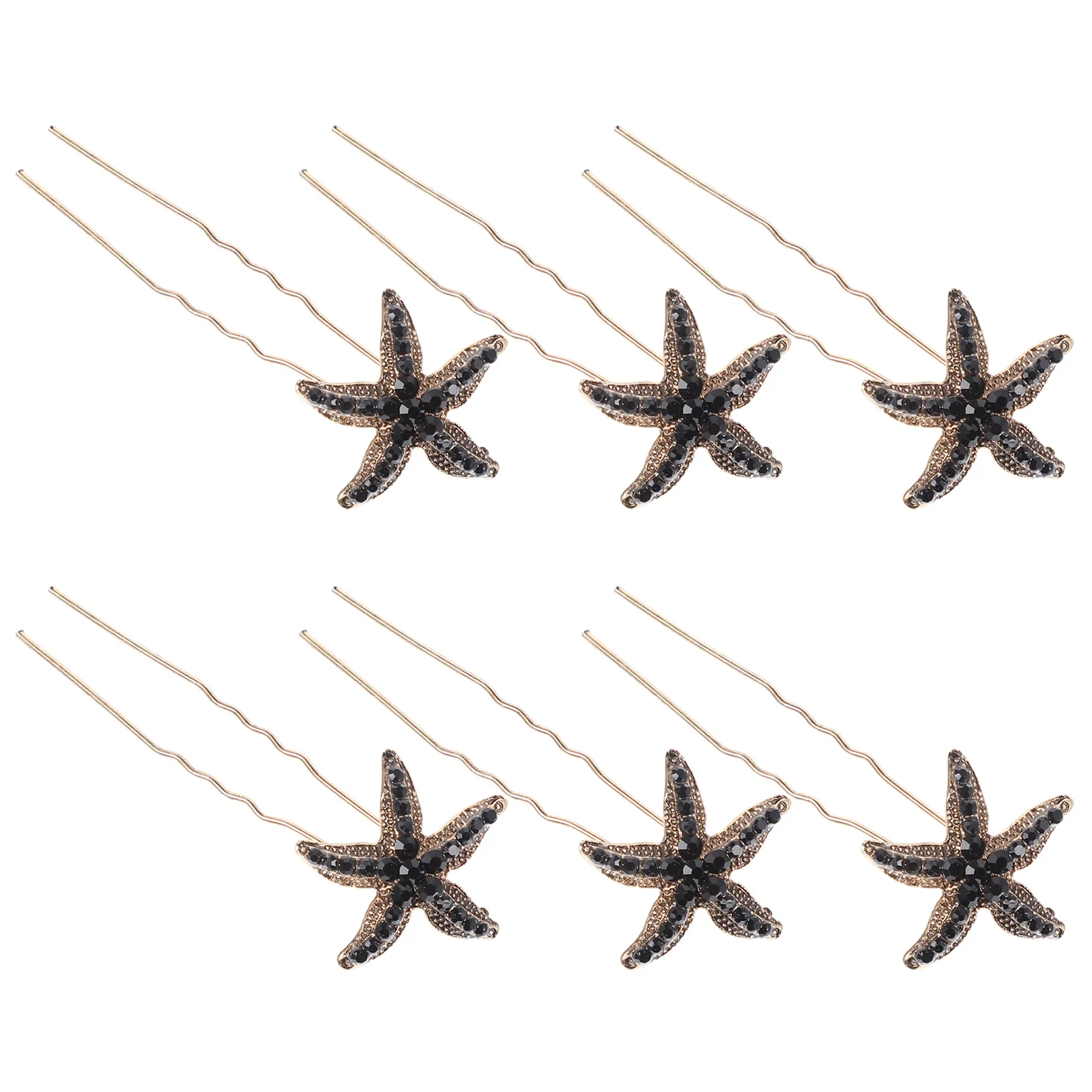 6pcs Black Rhinestone Hairpins U-shaped Clips for Women Bridal Bridesmaid Wedding Party Accessories Safe Premium
6pcs Black Rhinestone Hairpins U-shaped Clips for Women Bridal Bridesmaid Wedding Party Accessories Safe Premium