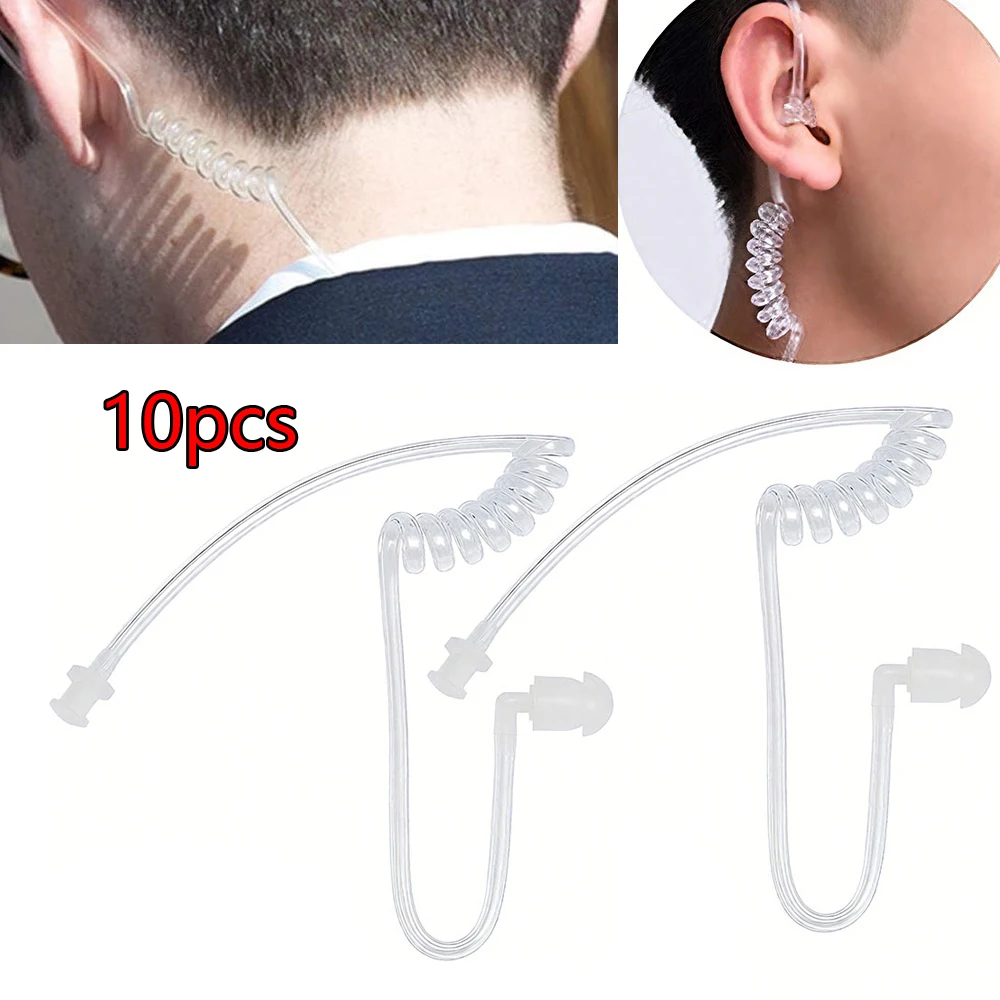 10pcs Earphone Coil Acoustic Air Tube Earplug For Two-Way Radio Walkie Talkie Earpiece Headset Accessories Transparent
10pcs Earphone Coil Acoustic Air Tube Earplug For Two-Way Radio Walkie Talkie Earpiece Headset Accessories Transparent