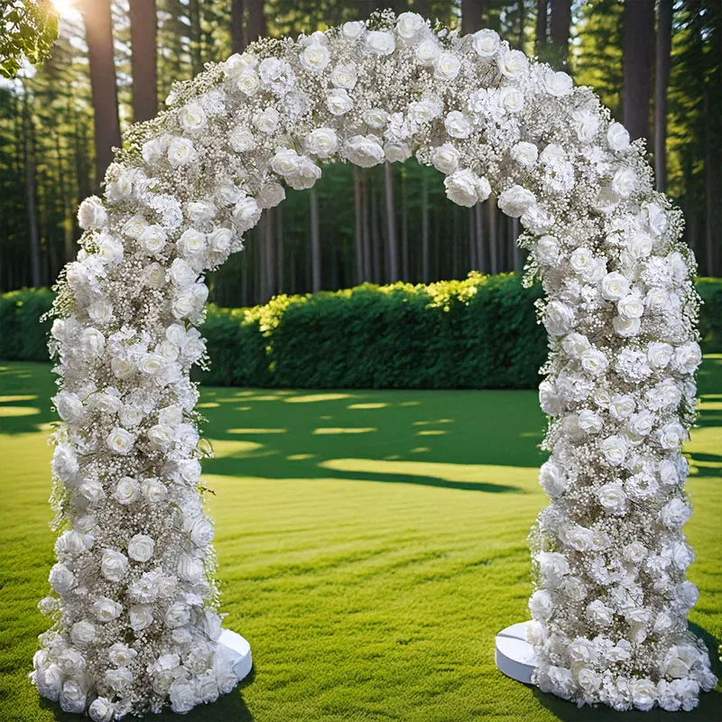 240CM Outdoor Wedding Decoration Artificial Starry Sky Silk Flower Arch Floral Arrangement Stage Background Decoration
240CM Outdoor Wedding Decoration Artificial Starry Sky Silk Flower Arch Floral Arrangement Stage Background Decoration