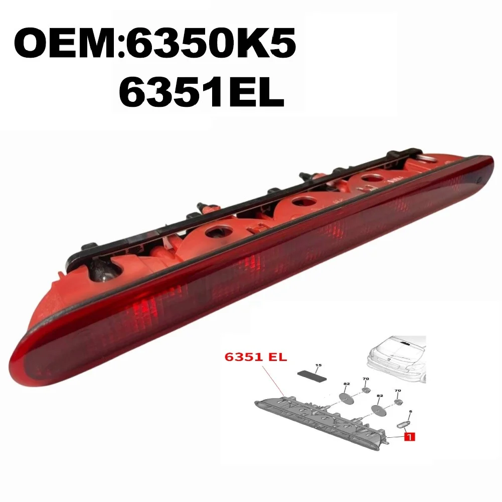 High-Mounted Brake Light Third Brake Light Stop Lamp Tail Light Stop Lamp 6350K5 6351EL For Peugeot 206 207 Citroen C2 C3
High-Mounted Brake Light Third Brake Light Stop Lamp Tail Light Stop Lamp 6350K5 6351EL For Peugeot 206 207 Citroen C2 C3