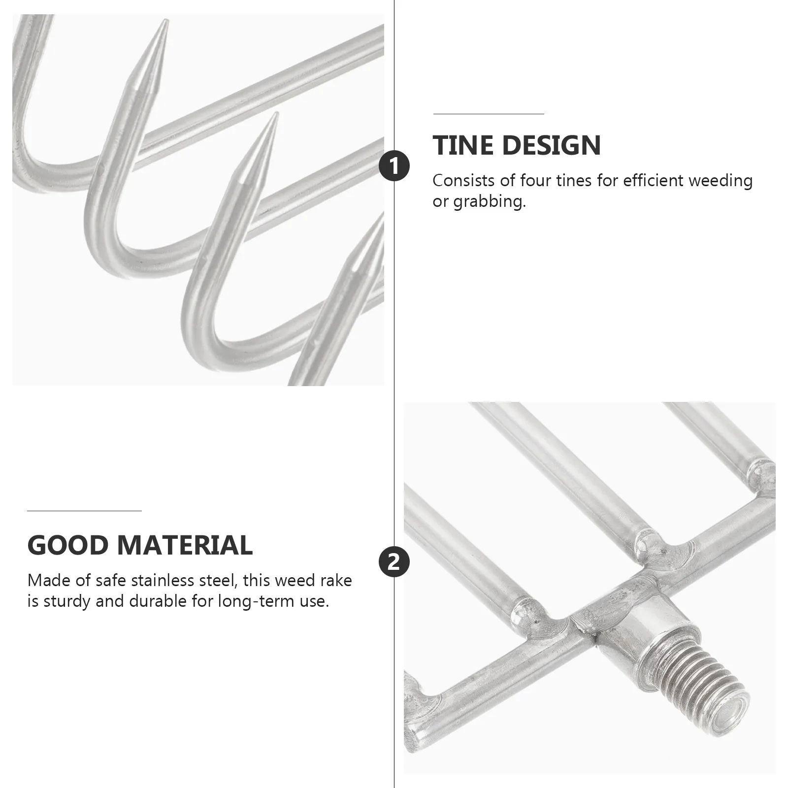 Водный грабельный совок с 4 зубьями из нержавеющей стали, портативный инструмент для удаления воды из пруда, для рыбалки и ухода за прудами
Водный грабельный совок с 4 зубьями из нержавеющей стали, портативный инструмент для удаления воды из пруда, для рыбалки и ухода за прудами