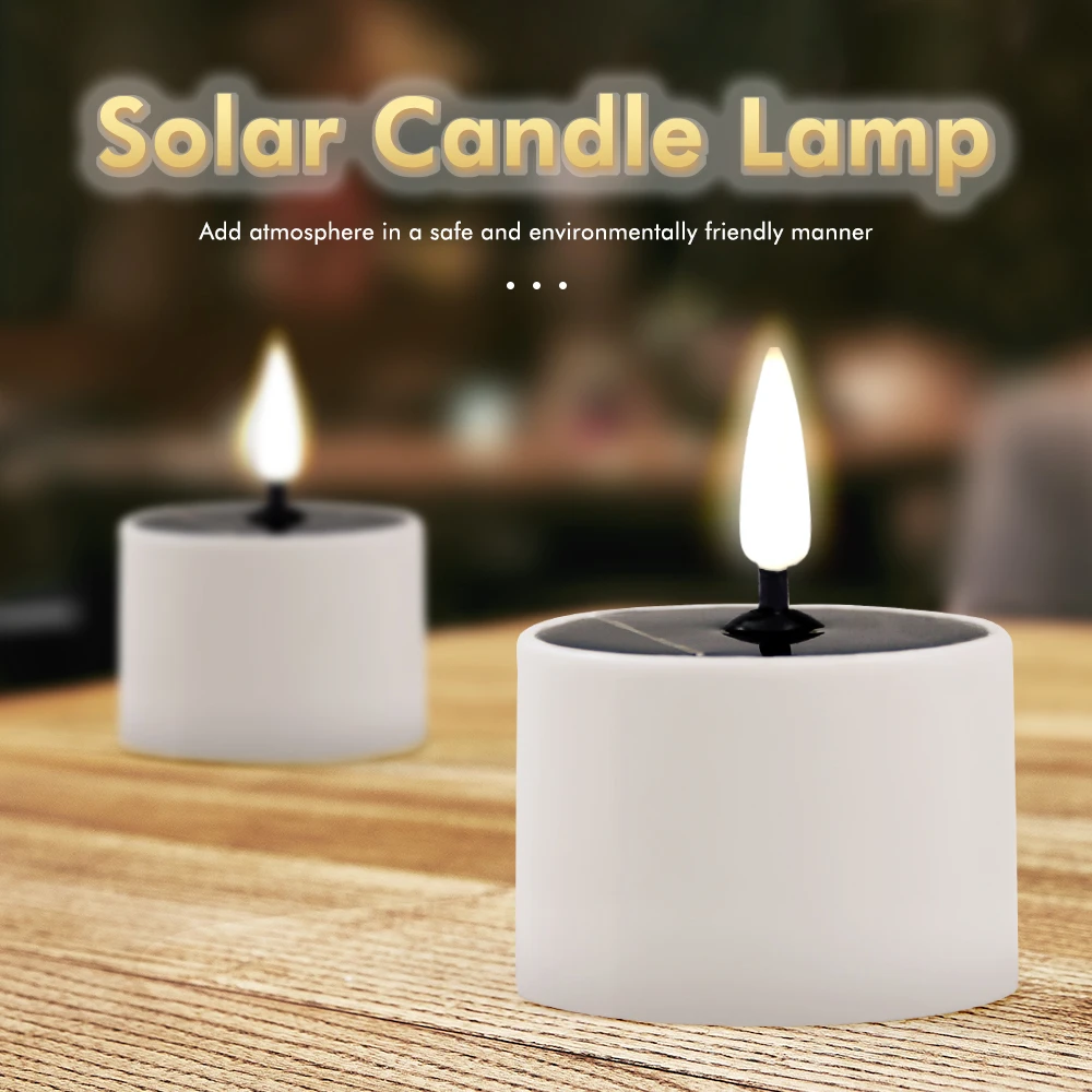 Светодиодная свеча на солнечной энергии, беспламенная чайная свеча, имитация свечи, лампа для свадьбы, дня рождения, вечеринки, домашнего декора, подсвечник, свечи
Светодиодная свеча на солнечной энергии, беспламенная чайная свеча, имитация свечи, лампа для свадьбы, дня рождения, вечеринки, домашнего декора, подсвечник, свечи