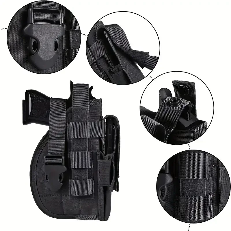 Concealed Carry Outdoor Tactical Holster - CS Field Tactical Leg Pouch with Quick Release for Toy Pistol
Concealed Carry Outdoor Tactical Holster - CS Field Tactical Leg Pouch with Quick Release for Toy Pistol