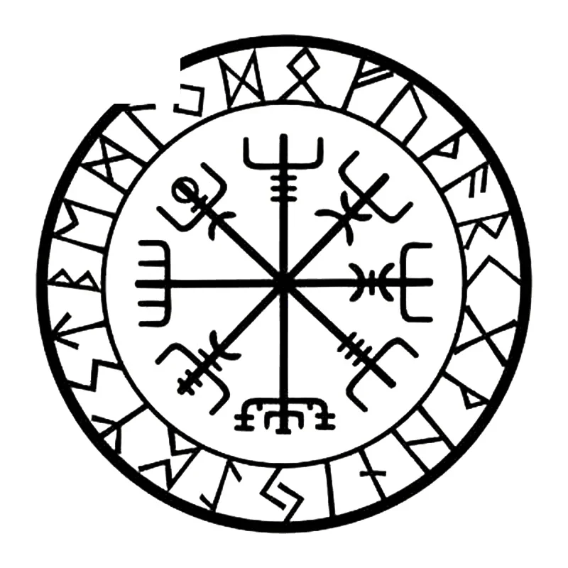 Car Sticker Personality Fashionable Creative Compass Rune Car Decoration Decal Creative Waterproof Black/White, 15cm*15cm
Car Sticker Personality Fashionable Creative Compass Rune Car Decoration Decal Creative Waterproof Black/White, 15cm*15cm