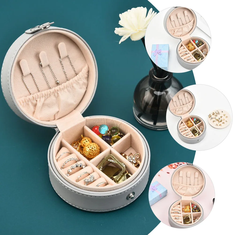 Travel Jewelry Cases for Women Portable Box Storage Organizer Earring Holder Holderr Grey
Travel Jewelry Cases for Women Portable Box Storage Organizer Earring Holder Holderr Grey
