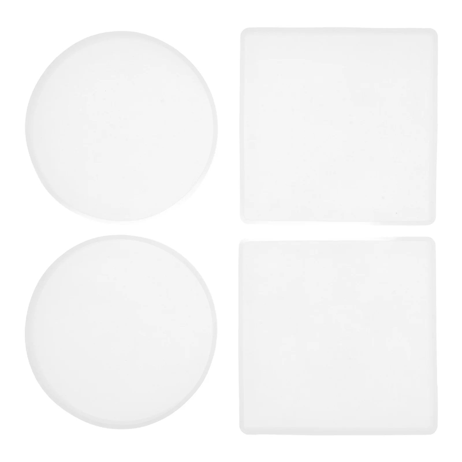 4 Pcs Coaster Mold Silicone Epoxy Resin Molds Baking Cake Moulds Craft Supplies Jewelry Parts Durable Easy Demold
4 Pcs Coaster Mold Silicone Epoxy Resin Molds Baking Cake Moulds Craft Supplies Jewelry Parts Durable Easy Demold