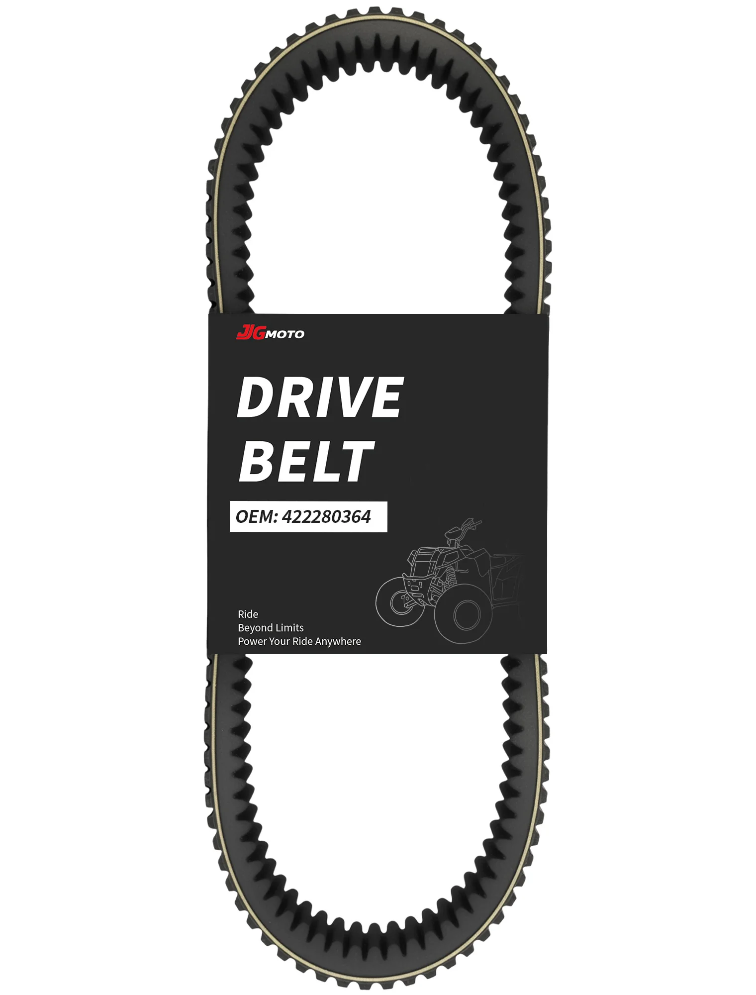 422280364 Heavy-Duty EPDM Drive Belt for Polairs Can-Am Commander 800/1000 Maverick 1000/MAX 1000 Turbo (All Non-X3 Models)
422280364 Heavy-Duty EPDM Drive Belt for Polairs Can-Am Commander 800/1000 Maverick 1000/MAX 1000 Turbo (All Non-X3 Models)
