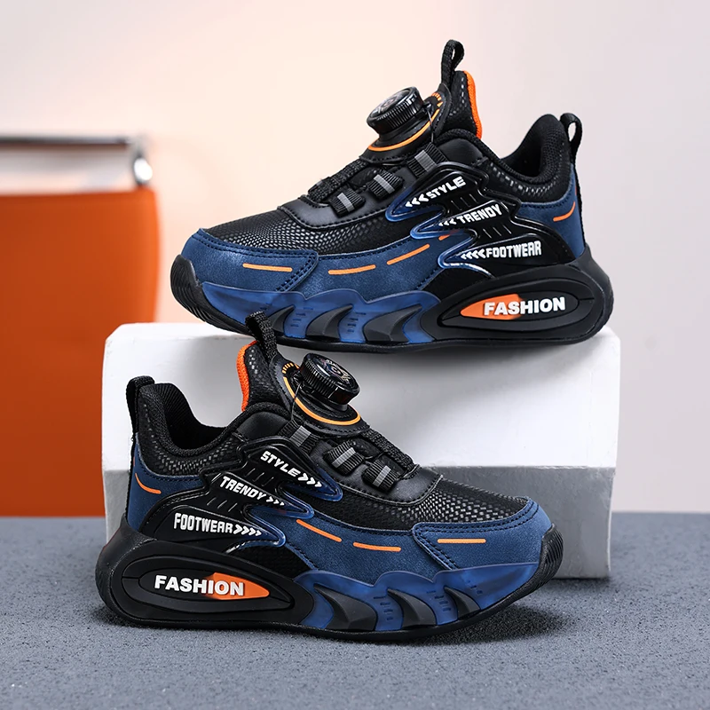 New Anti-skid Leather Kids Sneakers Fashion Boys Running Shoes Rotating Buckle Student School Casual Shoes Children Tennis Shoes
New Anti-skid Leather Kids Sneakers Fashion Boys Running Shoes Rotating Buckle Student School Casual Shoes Children Tennis Shoes