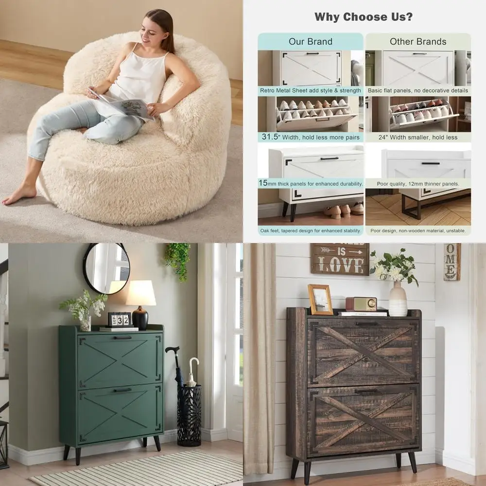 Hobestluk Bean Bag Chair Giant Bean Bag Chairs for Adults Big Adult Bean Bag Chair with Foam Filler Large Beanbags with Stuffed
Hobestluk Bean Bag Chair Giant Bean Bag Chairs for Adults Big Adult Bean Bag Chair with Foam Filler Large Beanbags with Stuffed