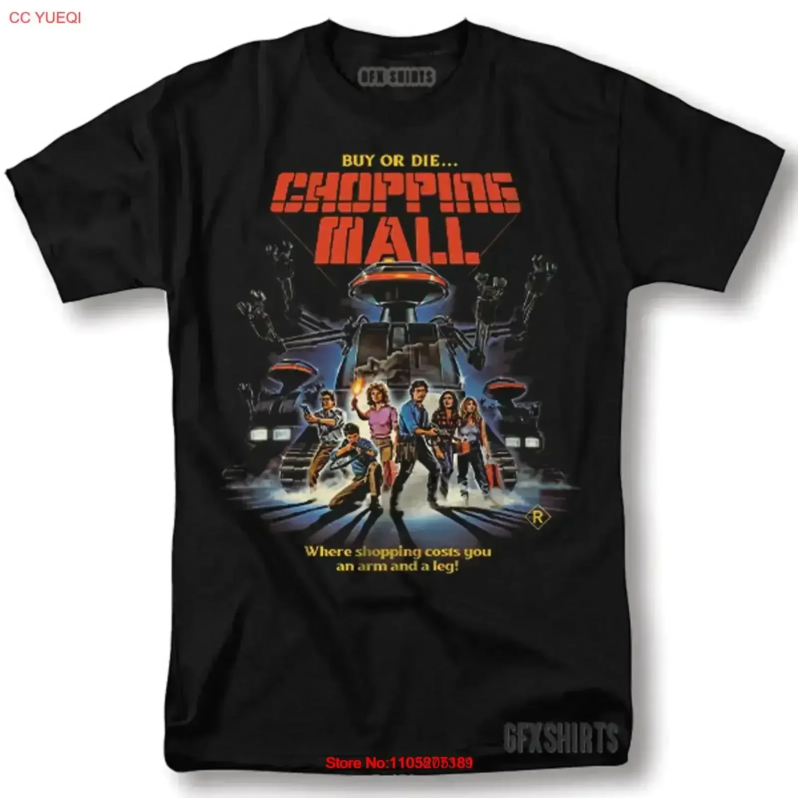 Футболка Chopping Mall, классический фильм ужасов, винтажный дизайн, стираная, дышащая, модная, стильная, растянутая, слегка винтажная, стираная
Футболка Chopping Mall, классический фильм ужасов, винтажный дизайн, стираная, дышащая, модная, стильная, растянутая, слегка винтажная, стираная