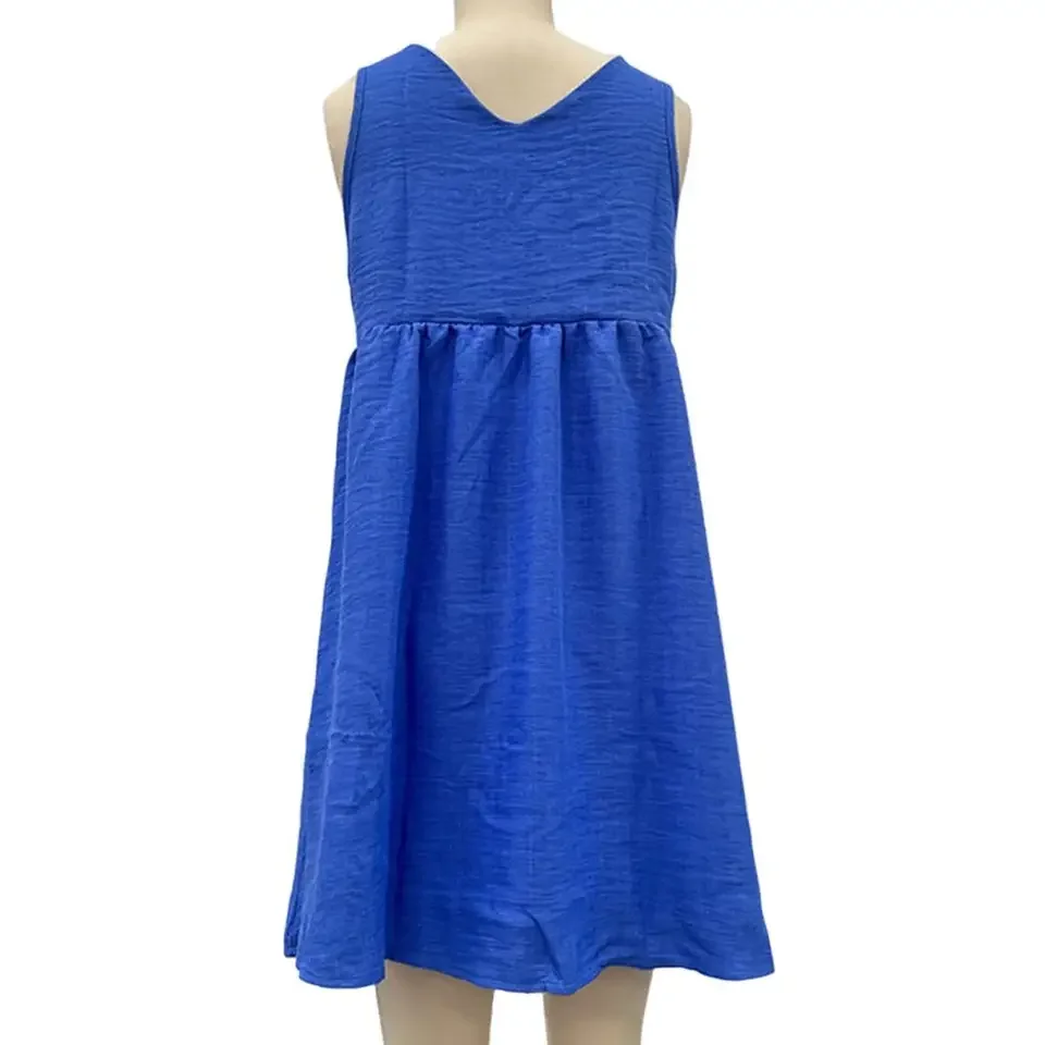 Dress Summer Cotton Linen Mini Dress for Women Sleeveless Spaghetti Strap Sundress Loose V Neck Tank Top Dress Women Summer
Dress Summer Cotton Linen Mini Dress for Women Sleeveless Spaghetti Strap Sundress Loose V Neck Tank Top Dress Women Summer