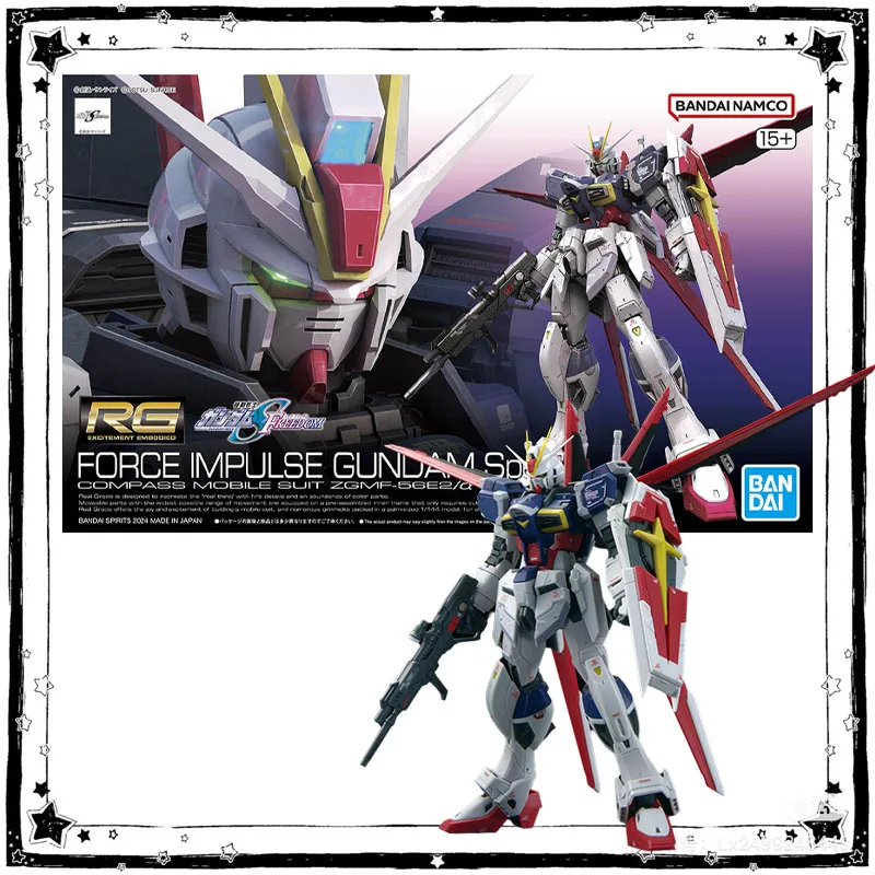 In Stock Bandai Gundam Model Kit Anime Figure RG 1/144 Force Impulse Spec 2 Anime Action Figure Collection Assembly Model Toys
In Stock Bandai Gundam Model Kit Anime Figure RG 1/144 Force Impulse Spec 2 Anime Action Figure Collection Assembly Model Toys