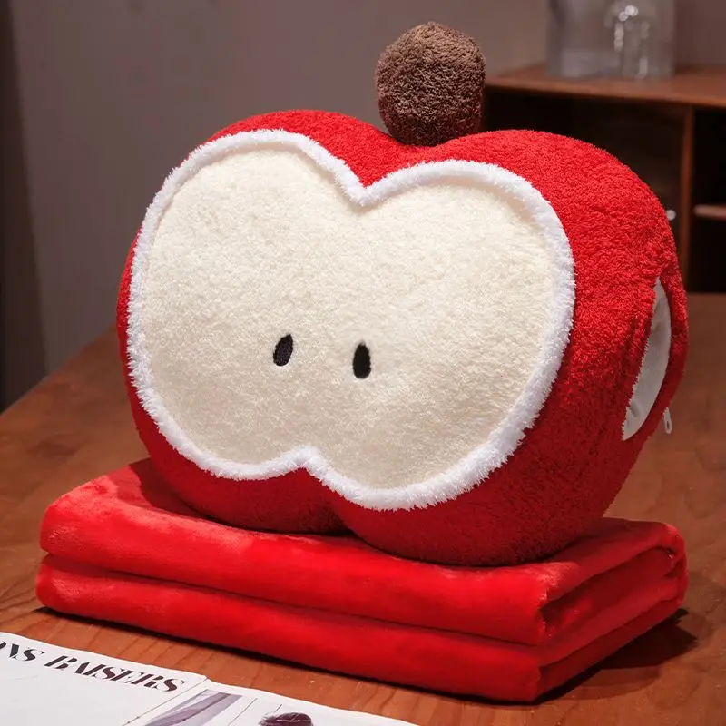 Apple Pillow Blanket 3-in-1 Office Waist Support Pillow Lying Flat Pillow for Girls Sleeping Sofa Backrest
Apple Pillow Blanket 3-in-1 Office Waist Support Pillow Lying Flat Pillow for Girls Sleeping Sofa Backrest