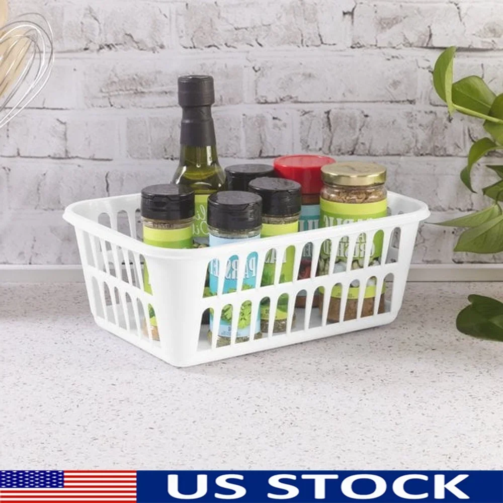 6 Pack Versatile Plastic Storage Baskets Open Bin Ideal Organizing Office Bathroom Kitchen Closet Craft Room Playroom
6 Pack Versatile Plastic Storage Baskets Open Bin Ideal Organizing Office Bathroom Kitchen Closet Craft Room Playroom