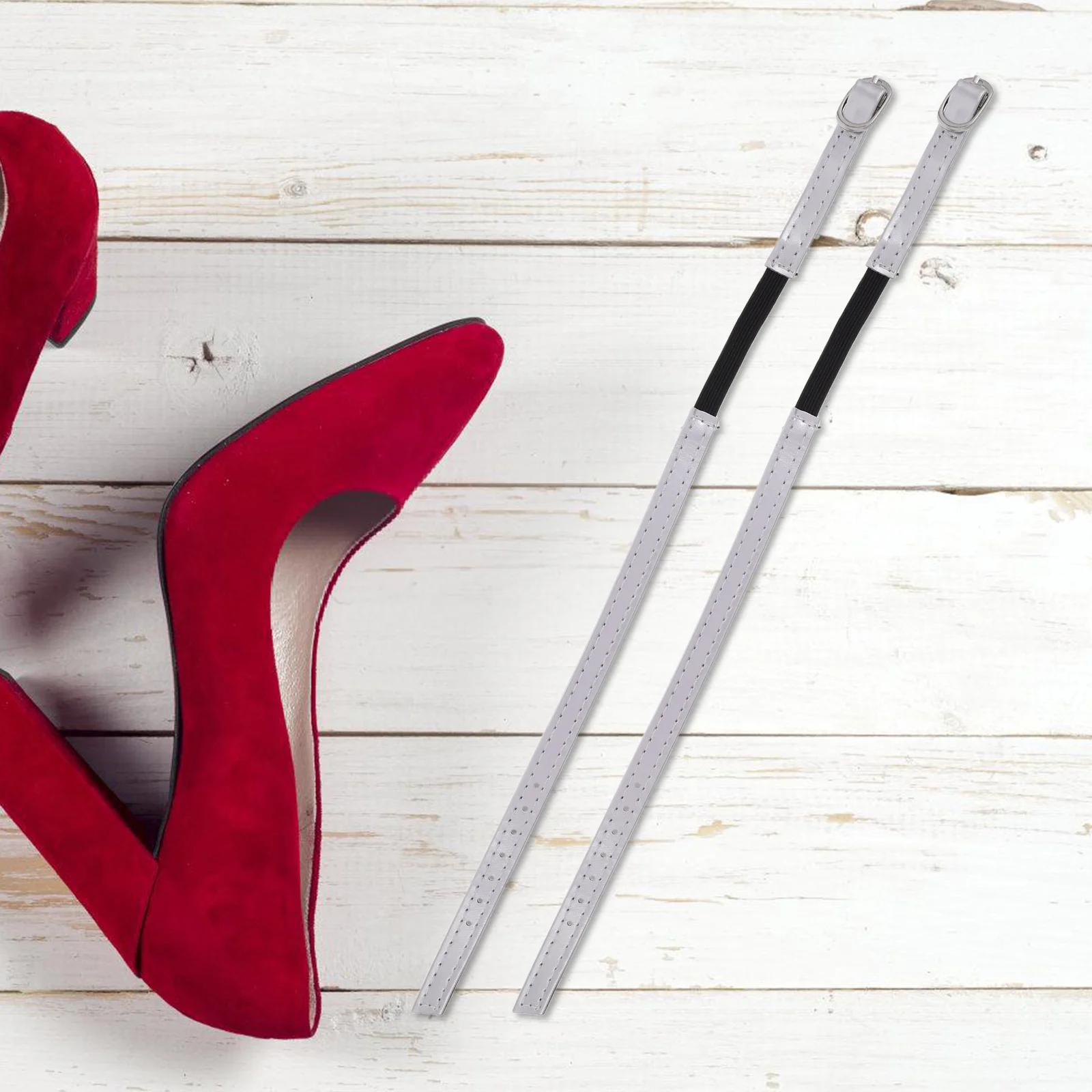 Elastic High Heel Straps Shoelaces Free Installation Detachable Metal AntiSlip Adjustable Secure Fit Shoe Accessories Practical
Elastic High Heel Straps Shoelaces Free Installation Detachable Metal AntiSlip Adjustable Secure Fit Shoe Accessories Practical