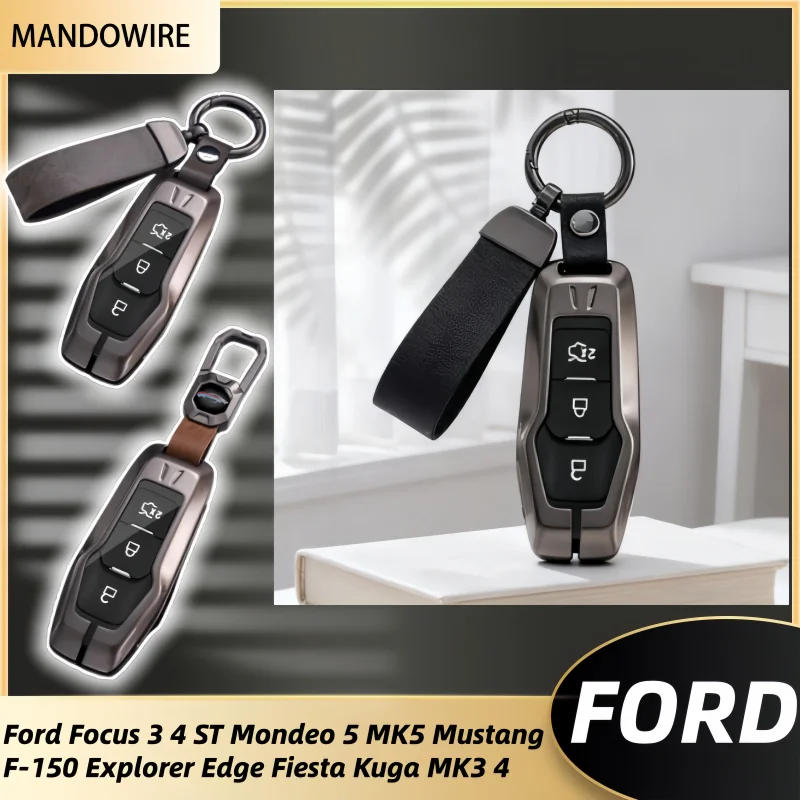 Durable Metal Car Remote Key Case Cover Holder For Ford Focus 3 4 ST Mondeo 5 MK5 Mustang F-150 Explorer Edge Fiesta Kuga MK3 4
Durable Metal Car Remote Key Case Cover Holder For Ford Focus 3 4 ST Mondeo 5 MK5 Mustang F-150 Explorer Edge Fiesta Kuga MK3 4