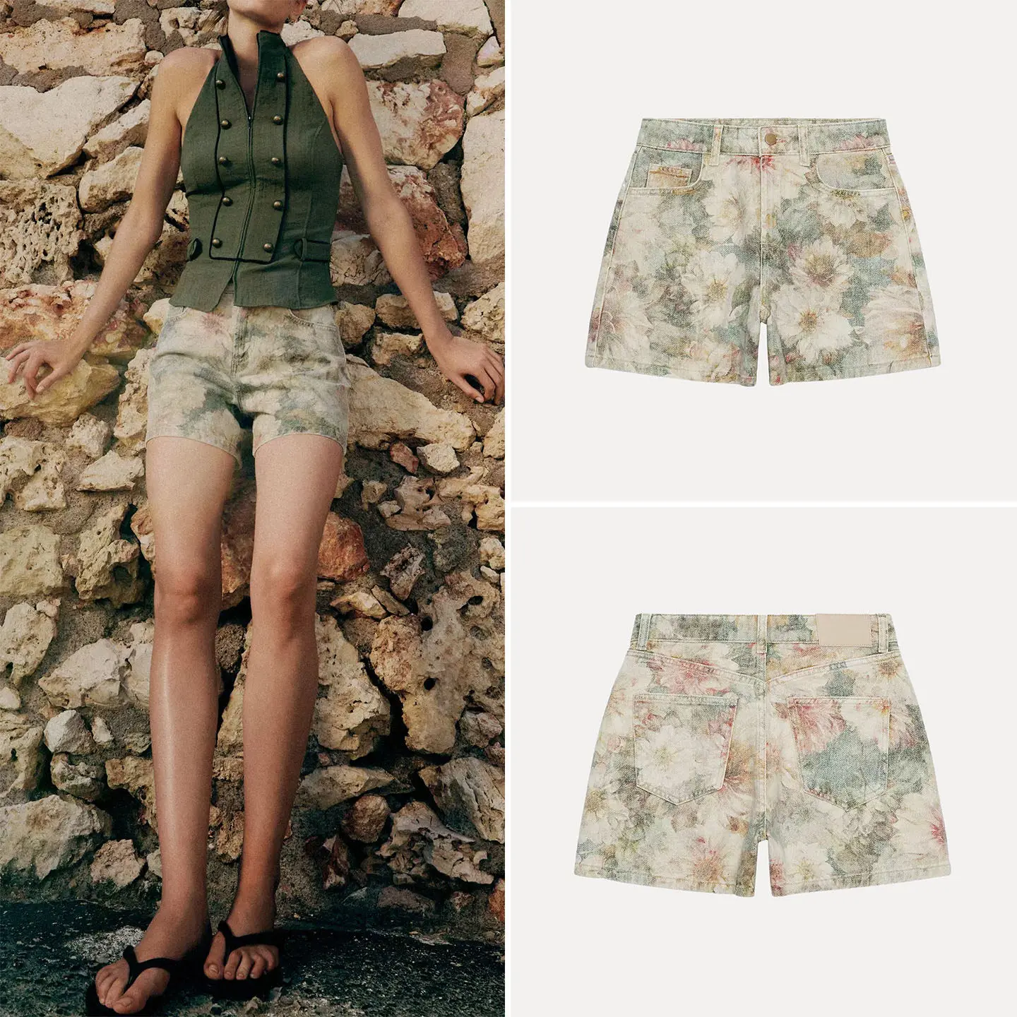 Casual Floral Print Shorts Women's Summer Fashion Versatile Mid-Waist Short Pants Comfortable Fit Natural Waist Other Material
Casual Floral Print Shorts Women's Summer Fashion Versatile Mid-Waist Short Pants Comfortable Fit Natural Waist Other Material