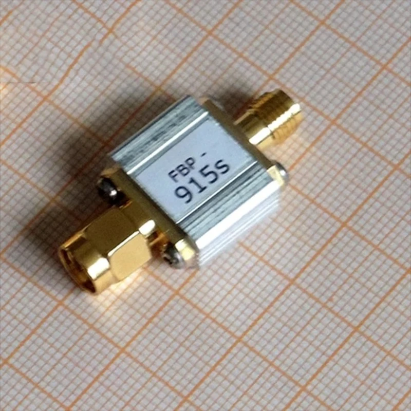 915MHz(902-928) SAW bandpass filter for RFID receiver with SMA interface
915MHz(902-928) SAW bandpass filter for RFID receiver with SMA interface