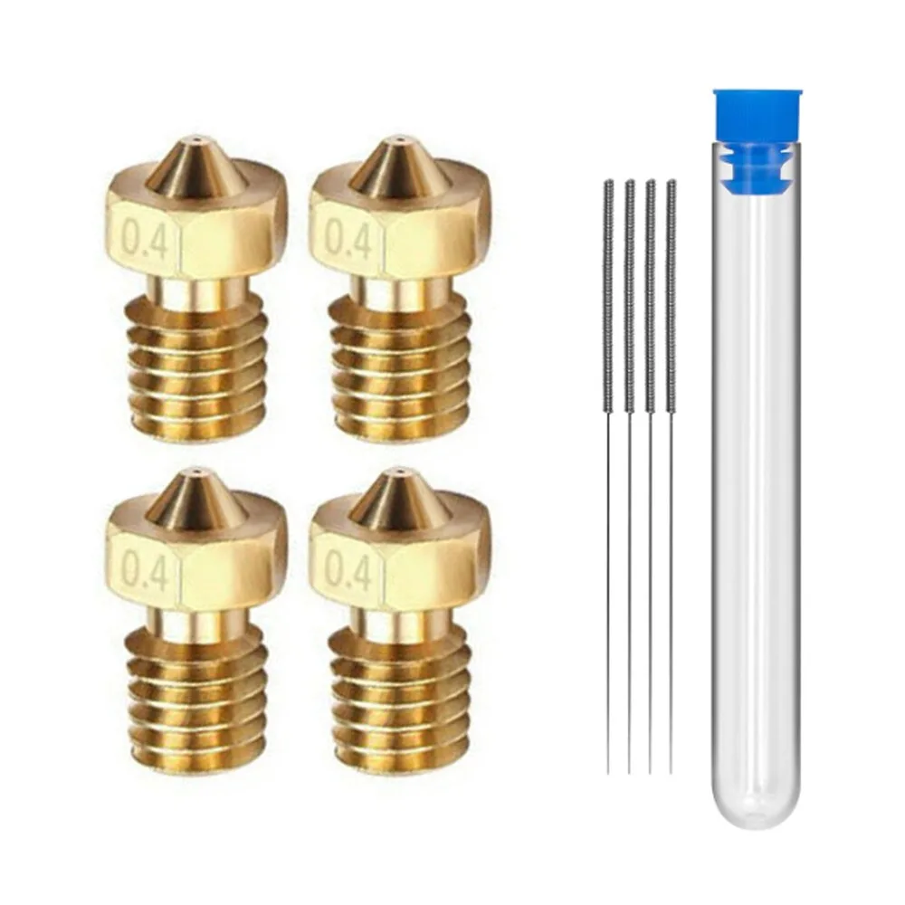 8Pcs 0.4mm Nozzle with Cleaning Needles for Anycubic i3 Mega/MEGA-S 3D Printer Extruder Brass Nozzle Printer Extruder Nozzles
8Pcs 0.4mm Nozzle with Cleaning Needles for Anycubic i3 Mega/MEGA-S 3D Printer Extruder Brass Nozzle Printer Extruder Nozzles